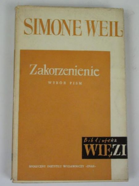 Zakorzenienie i inne fragmenty