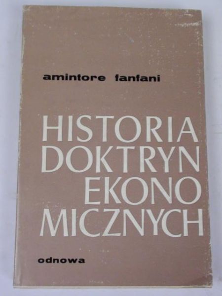 Historia doktryn ekonomicznych