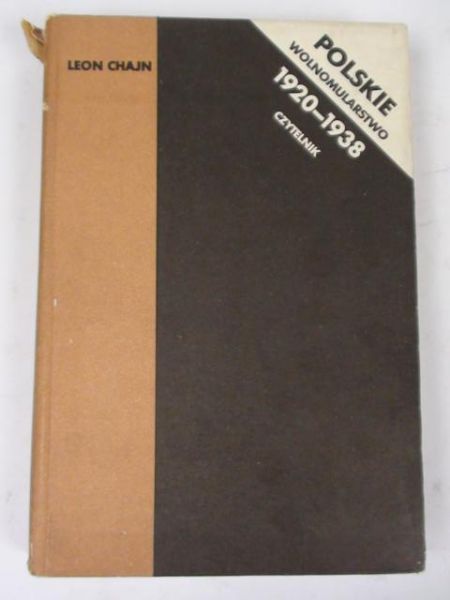 Chajn  - Polskie wolnomularstwo 1920-1938