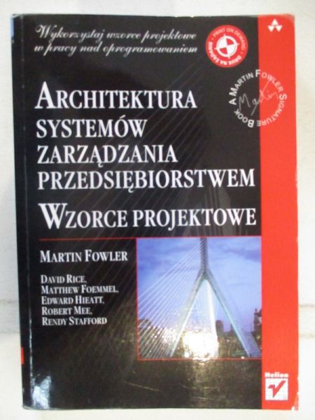 Architektura systemów zarządzana przedsiębiorstwem. Wzorce projektowe