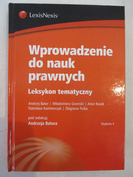 Bator Andrzej - Wprowadzenie do nauk prawnych