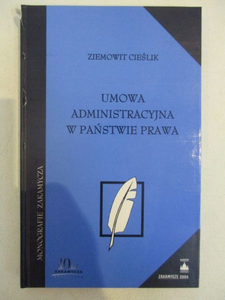 Umowa administracyjna w państwie prawa
