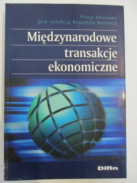 (red) - Międzynarodowe transakcje ekonomiczne