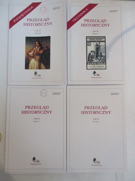 Przegląd Historyczny, Tom CIV, 4 zeszyty