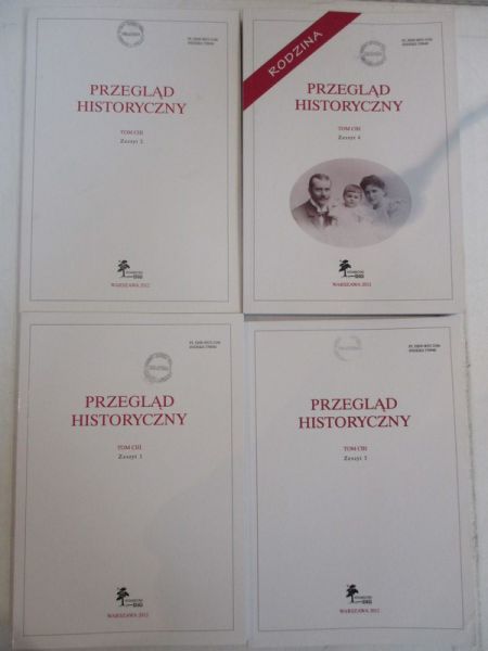 Przegląd Historyczny, Tom CIII, 4 zeszyty