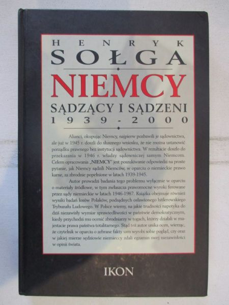 Niemcy sądzący i sądzenie 1939 – 2000