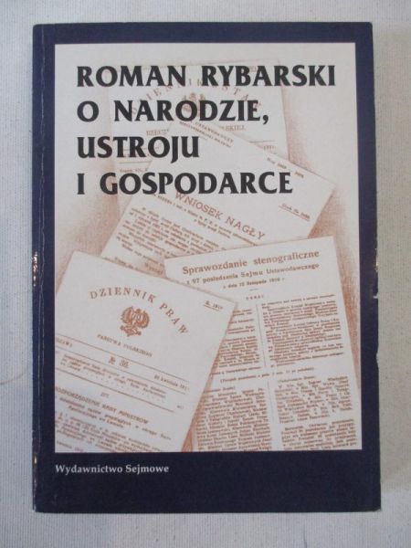 O narodzie, ustroju i gospodarce