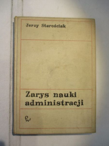 Zarys nauki administracji