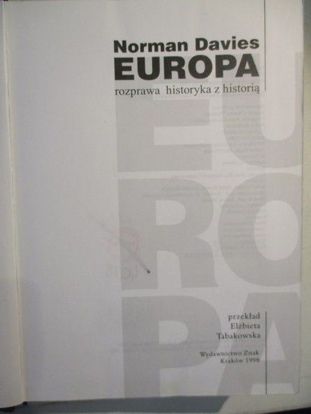 Davies Norman - Europa
