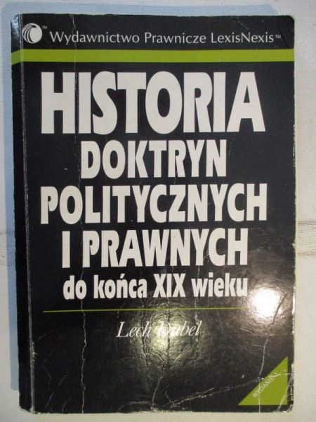 Historia doktryn politycznych i prawnych do końca XIX wieku
