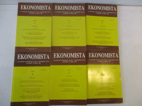 Marek  - Ekonomista, nr. 1-6, rocznik 2001