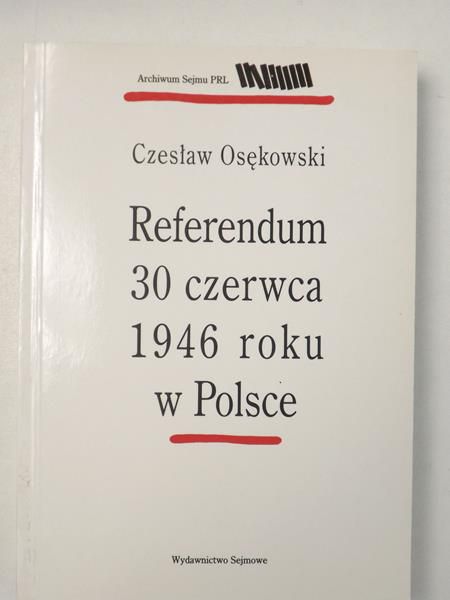 Referendum 30 czerwca 1946 roku w Polsce