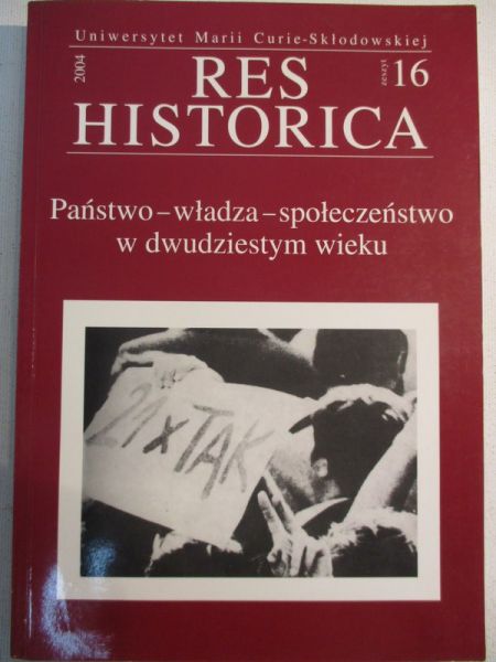 Państwo, władza, społeczeństwo w dwudziestym wieku