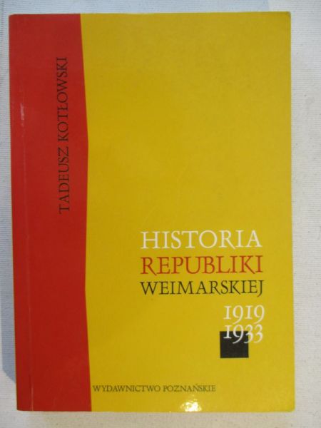Historia Republiki Weimarskiej (1919-1933)
