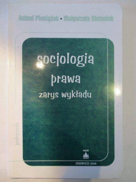 Pieniążek Antoni - Socjologia prawa