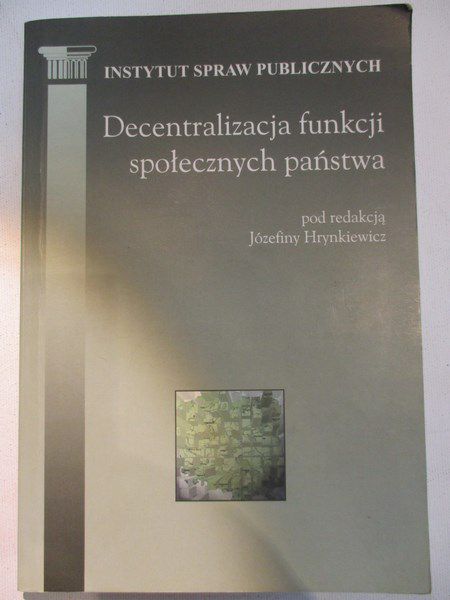 Decentralizacja funkcji społecznych państwa