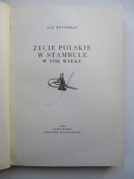 Życie polskie w Stambule w XVIII wieku