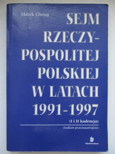 Sejm Rzeczypospolitej Polskiej w latach 1991-1997
