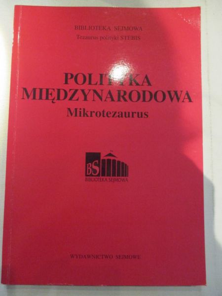 Polityka międzynarodowa.