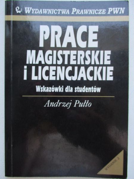 Prace magisterskie i licencjackie