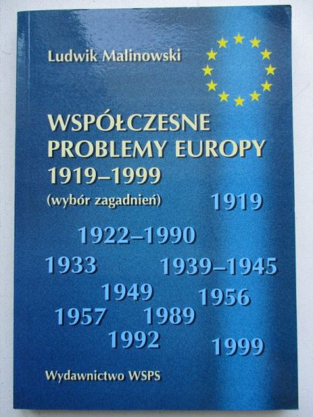 Współczesne problemy Europy 1919-1999