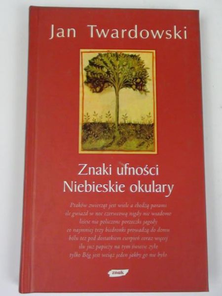 Znaki ufności. Niebieskie okulary