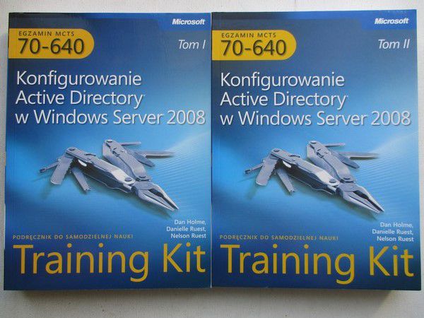 Konfigurowanie Active Directory w Windows Server 2008, tom I-II + Cd