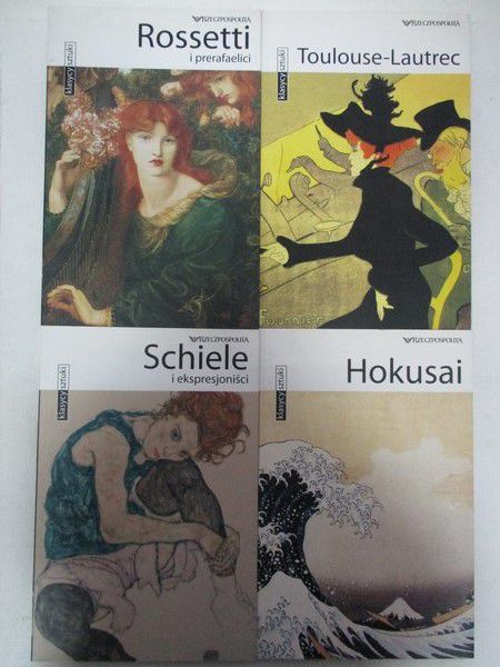 Rossetti, Schniele, Hokusai, Toulouse-Lautrec