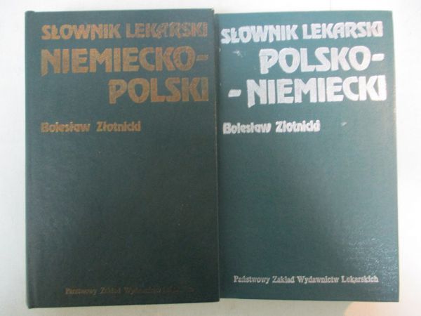 Słownik lekarski niemiecko-polski/polsko-niemiecki