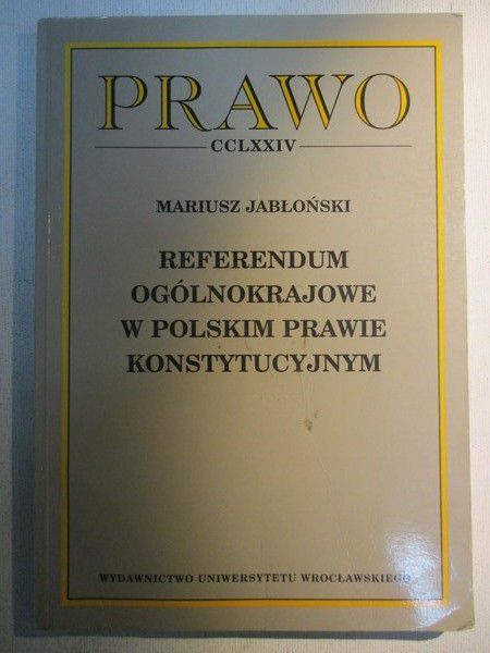 Referendum ogólnokrajowe w polskim prawie konstytucyjnym