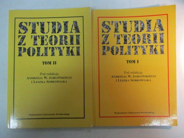 Studia z teorii polityki, tom I i II
