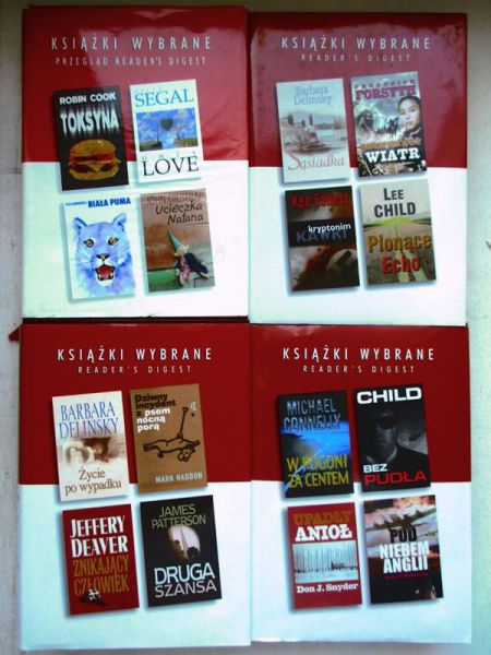 Książki wybrane Reader's Digest, 4 książki