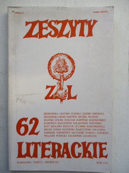 Zeszyty Literackie 62
