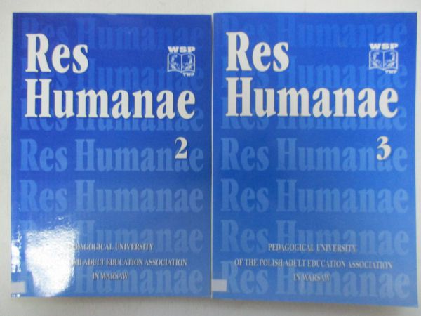Res Humanae, tom II i III