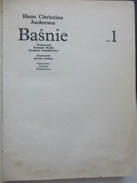 Baśnie, Tom I-III