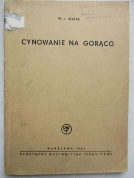 Hoare W.E. - Cynowanie na gorąco