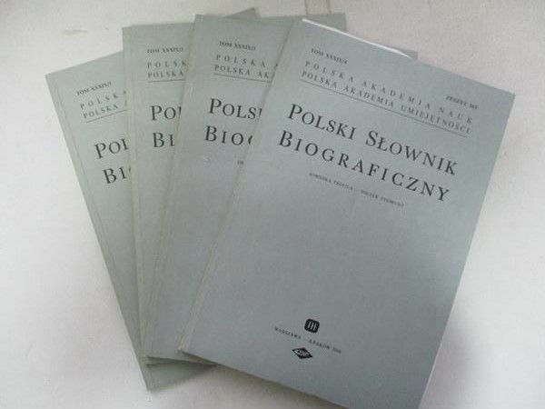Polski Słownik Biograficzny, Zeszyty 164-167