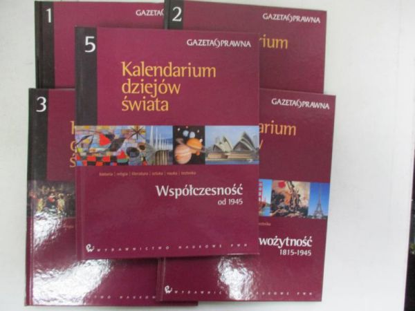 Kalendarium dziejów świata, t. I-V