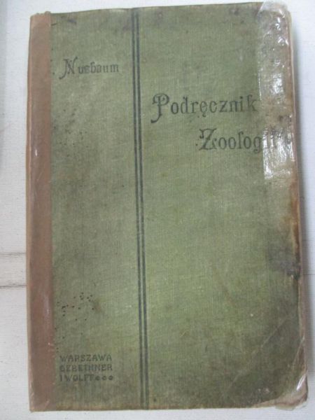 Podręcznik Zoologii. 1924 r.