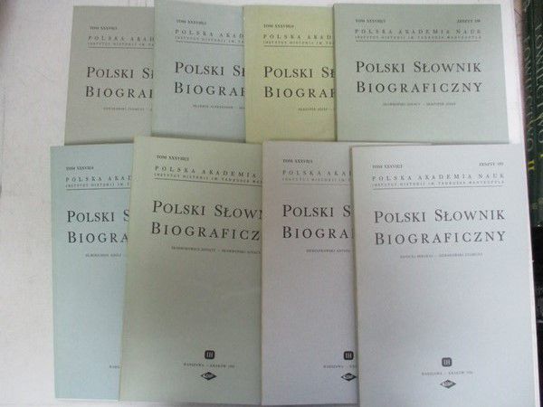 Polski Słownik Biograficzny, 8 zeszytów