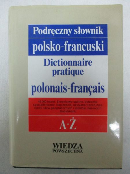 Podręczny słownik polsko-francuski.