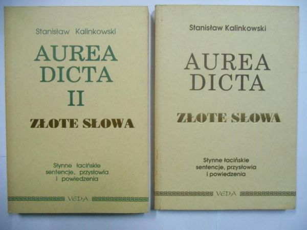 Auera Dicta złote słowa, tom I-II