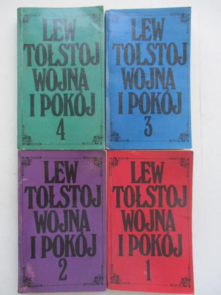 Wojna i pokój, tom I-IV (komplet)