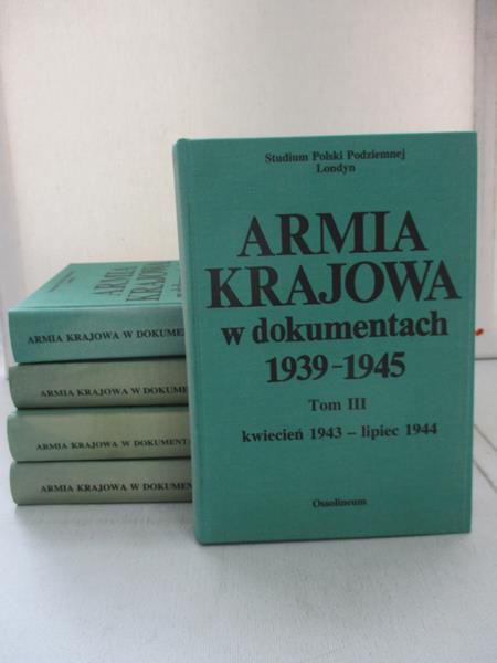 Armia Krajowa w dokumentach 1939-1945, t. II-VI
