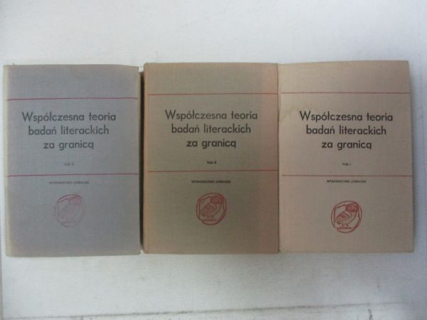 Współczesna teoria badań literackich za granicą, Tomy I-III