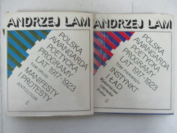 Lam Andrzej - Polska awangarda poetycka. Programy lat 1917-1923, t. I-II