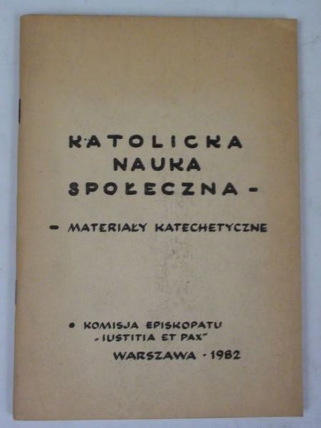Katolicka nauka społeczna