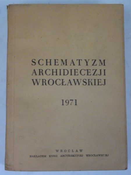 Schematyzm Archidiecezji Wrocławskiej 1971