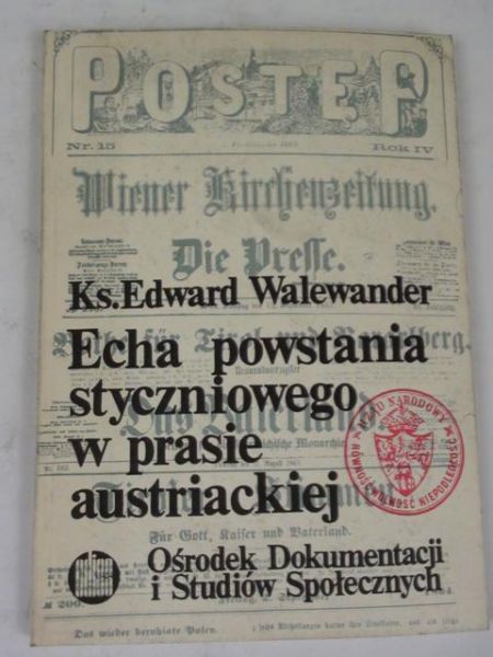 Echa powstania styczniowego w prasie austriackiej