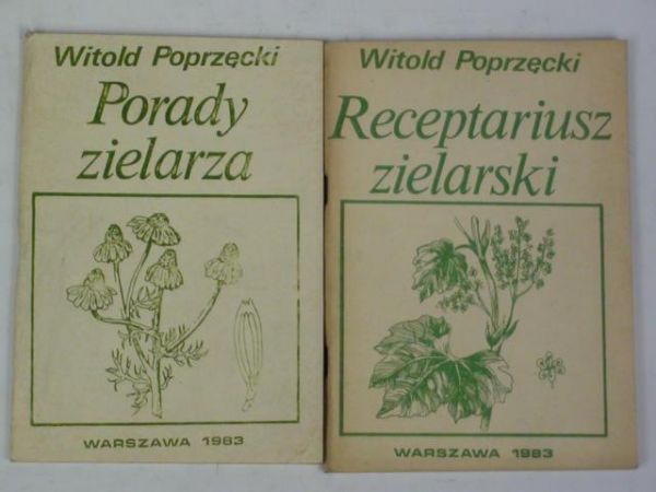 Porady zielarza, Receptariusz zielarski, 2 ksiażki